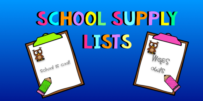 Supply Lists