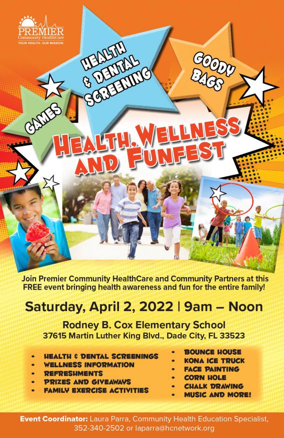 FREE Family Health & Wellness Fun | Saturday, April 2nd